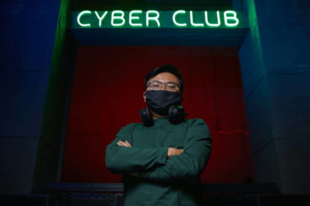 Computer programmer at cyber club