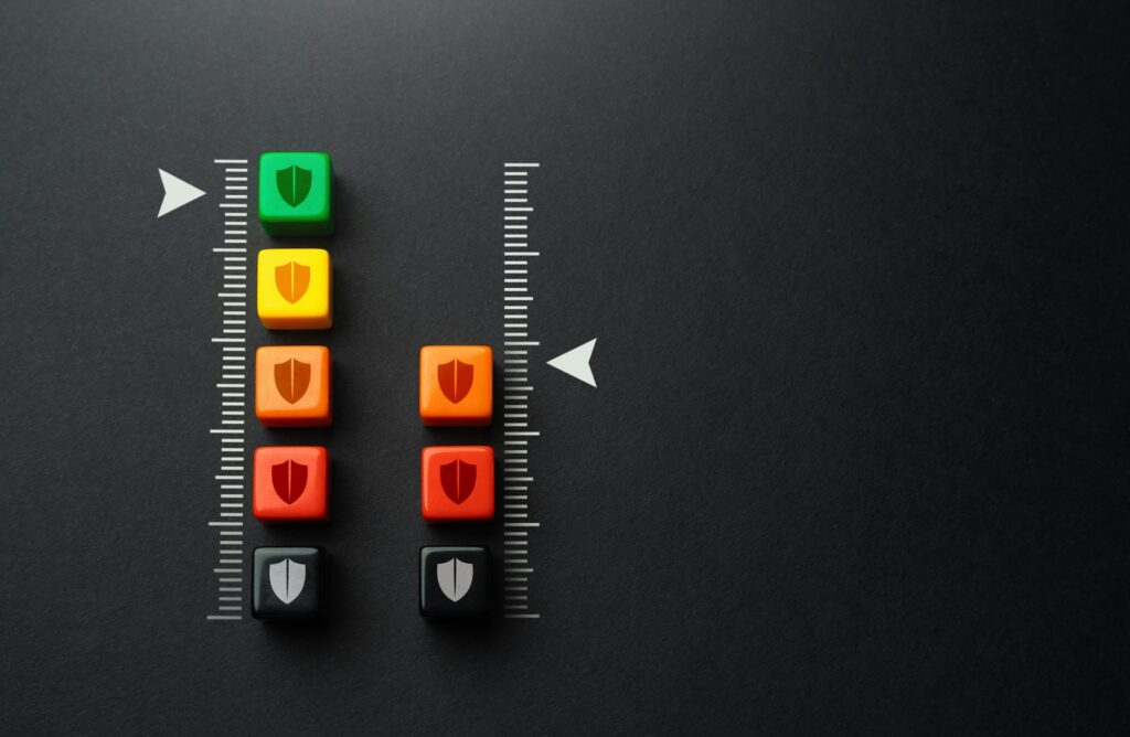 Levels of protection. Comparison of two protection systems.